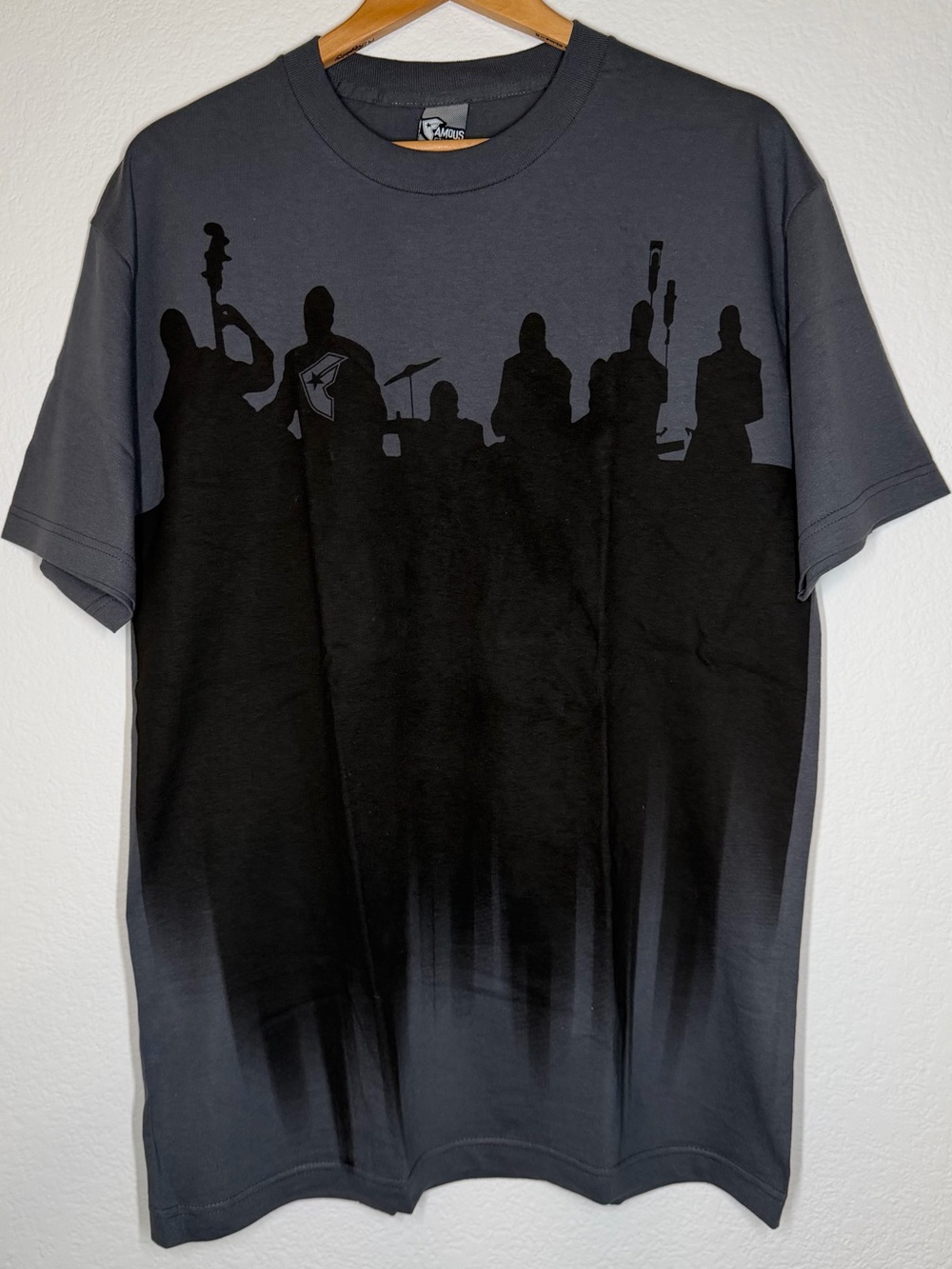 Famous Stars and Straps “Band Silhouette” T-Shirt - Men’s Size Large